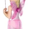 Smiffys Kids Pink Butterfly Wings & Wand
