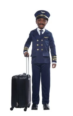 GENERIC Kids Unisex Airplane Pilot Costume -Halloween Costume Shop kids unisex airplane pilot costume 545591