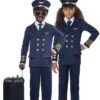 GENERIC Kids Unisex Airplane Pilot Costume