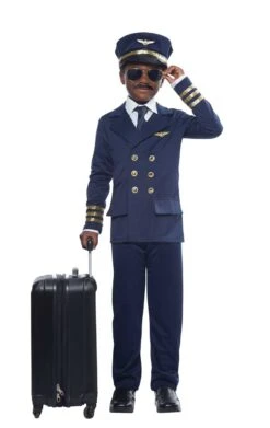 GENERIC Kids Unisex Airplane Pilot Costume -Halloween Costume Shop kids unisex airplane pilot costume 831659
