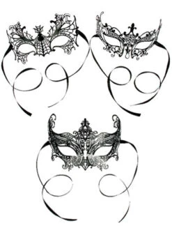 GENERIC Lace Black Mask