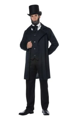 GENERIC Mens Abraham Lincoln/Frederick Douglass Costume -Halloween Costume Shop mens abraham lincolnfrederick douglass costume 397610
