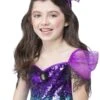 GENERIC Purple Glitter Bat Headband