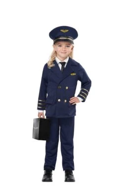 GENERIC Toddler Unisex Pint-Sized Pilot Costume -Halloween Costume Shop toddler unisex pint sized pilot costume 416079