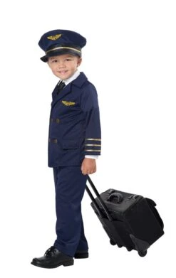 GENERIC Toddler Unisex Pint-Sized Pilot Costume -Halloween Costume Shop toddler unisex pint sized pilot costume 823439
