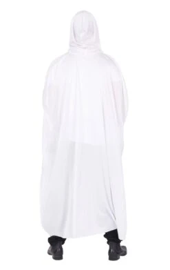 GENERIC Unisex White Hooded Cape 8 GENERIC Unisex White Hooded Cape -Halloween Costume Shop unisex white hooded cape 112254