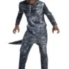 Kids Blue Velociraptor Dinosaur Costume