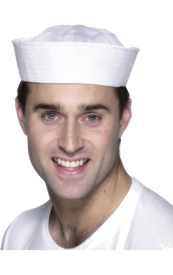White Sailor Hat 1 White Sailor Hat