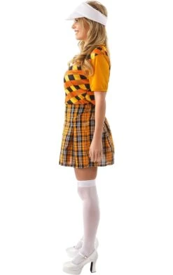 Womens Golf Costume - Orange -Halloween Costume Shop womens golf costume orange 674114